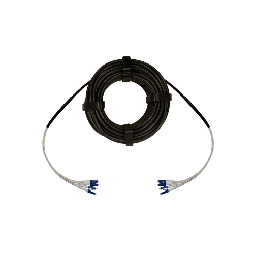 Кабельная сборка 4 волокна OM3 LC/UPC-LC/UPC 30 м