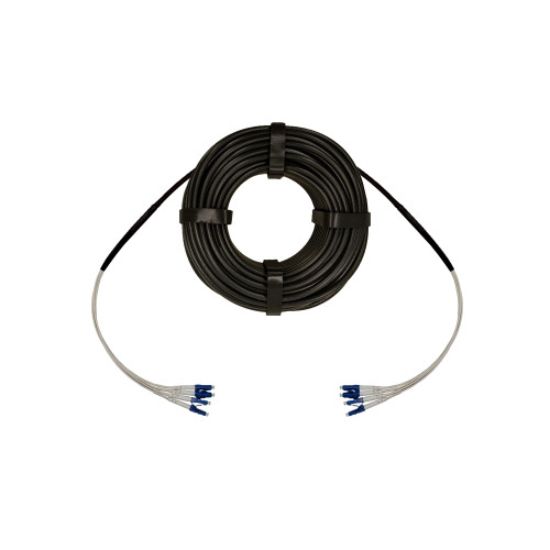 Кабельная сборка 4 волокна OM3 LC/UPC-LC/UPC 40 м