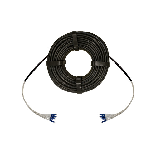 Кабельная сборка 4 волокна OM3 LC/UPC-LC/UPC 50 м