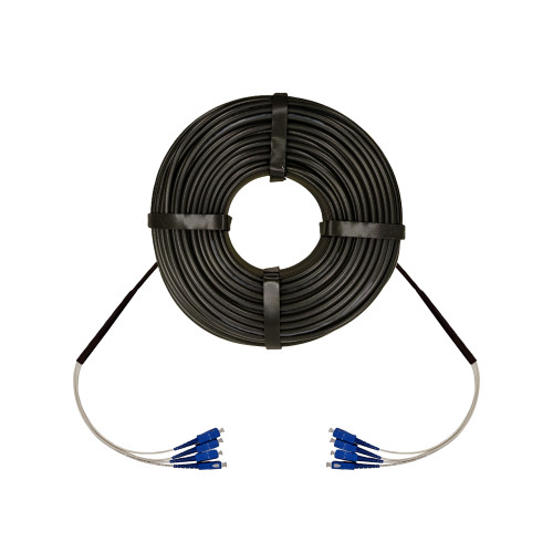 Кабельная сборка 4 волокна G.652D SM SC/UPC-SC/UPC 80 м