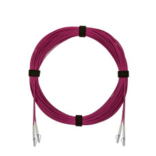 Патч-корд оптический армированный бронированный LC/UPC-LC/UPC MM (OM4) Duplex 3.0mm LSZH, 10 м