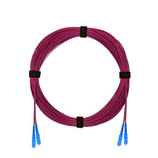 Патч-корд оптический армированный бронированный SC/UPC-SC/UPC MM (OM4) Duplex 3.0mm LSZH, 2 м