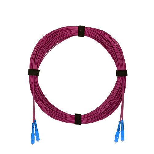 Патч-корд оптический армированный бронированный SC/UPC-SC/UPC MM (OM4) Duplex 3.0mm LSZH, 2 м