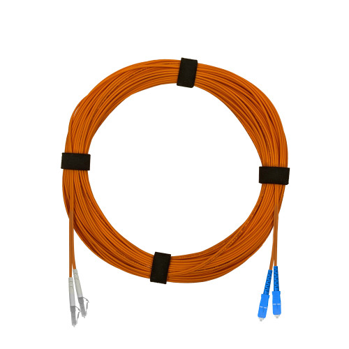 Патч-корд оптический LC/UPC-SC/UPC MM (OM2) 3mm duplex LSZH, 10 м