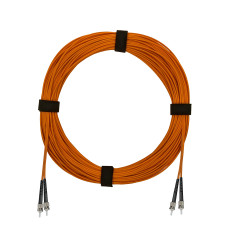 Патч-корд оптический ST/PC-ST/PC MM (OM1) 3mm duplex LSZH, 1,5 м