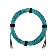 Патч-корд оптический FC/UPC-ST/PC MM (OM3) 3mm duplex LSZH, 15 м