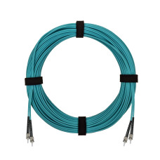 Патч-корд оптический ST/PC-ST/PC MM (OM3) 3mm duplex LSZH, 0.5 м