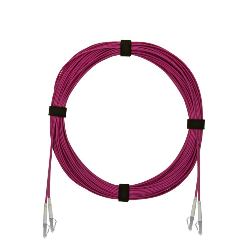 Патч-корд оптический LC/UPC-LC/UPC MM (OM4) 3mm duplex LSZH, 40 м