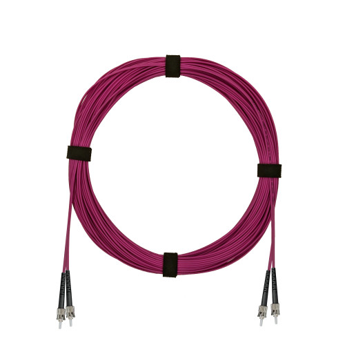 Патч-корд оптический ST/PC-ST/PC MM (OM4) 3mm duplex LSZH, 20 м