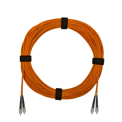 Патч-корд оптический армированный бронированный FC/UPC-FC/UPC MM (OM2) Duplex 2.0mm LSZH, 0.5 м