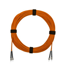 Патч-корд оптический армированный бронированный ST/PC-ST/PC MM (OM2) Duplex 2.0mm LSZH, 2 м
