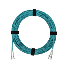 Патч-корд оптический армированный бронированный LC/UPC-LC/UPC MM (OM3) Duplex 2.0mm LSZH, 0.5 м