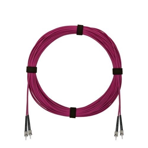 Патч-корд оптический армированный бронированный ST/PC-ST/PC MM (OM4) Duplex 2.0mm LSZH, 2 м