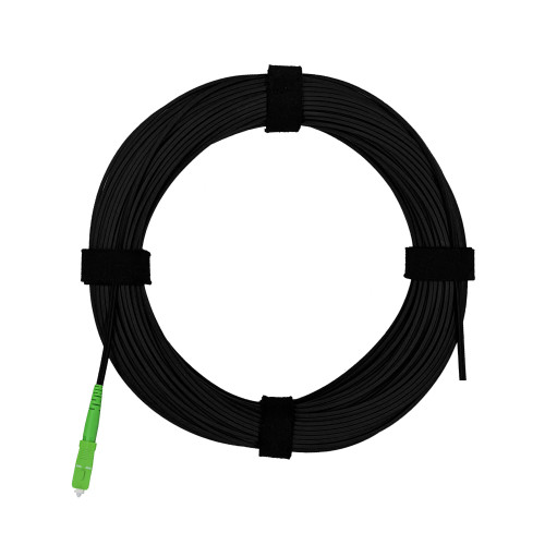 Патч-корд оптический FTTH диэлектрик FRP, G.657 LSZH SC/APC, чёрный 100 м