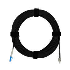 Патч-корд оптический FTTH диэлектрик FRP, G.657 LSZH LC/UPC-FC/UPC, черный 40 м