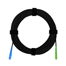 Патч-корд оптический FTTH диэлектрик FRP, G.657 LSZH SC/APC-SC/UPC, черный 10 м