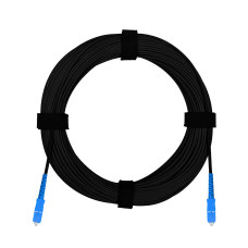 Патч-корд оптический FTTH диэлектрик FRP, G.657 LSZH 2SC/UPC, черный 2 м