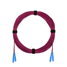 Патч-корд оптический SC/UPC-SC/UPC MM (OM4) 2mm duplex LSZH, 2 м