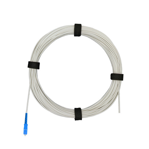 Патч-корд оптический FTTH диэлектрик FRP, G.657 LSZH SC/UPC, белый 25 м