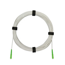 Патч-корд оптический FTTH диэлектрик FRP, G.657 LSZH 2SC/APC, белый 45 м