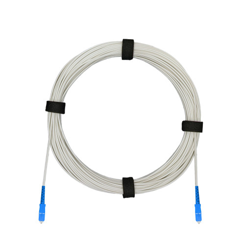 Патч-корд оптический FTTH диэлектрик FRP, G.657 LSZH 2SC/UPC, белый 10 м
