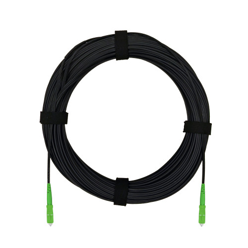 Патч-корд оптический FTTH комбинированный, диэлектрик FRP, G.657 LSZH 2SC/APC, черный 10 м