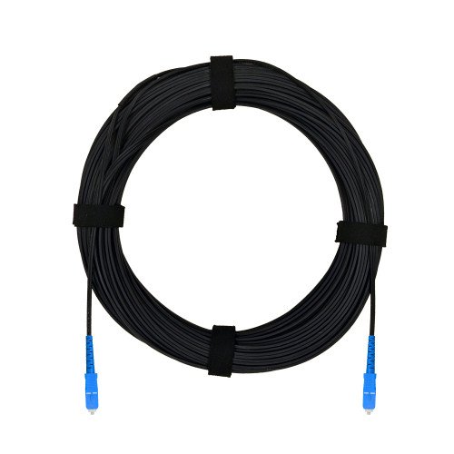 Патч-корд оптический FTTH комбинированный, диэлектрик FRP, G.657 LSZH 2SC/UPC, черный 10 м
