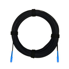 ПКО FTTH 2 проволоки с ВСЭ, проволока, 657 LSZH 2SC/UPC, черный 75 м
