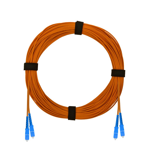 Патч-корд оптический армированный бронированный SC/UPC-SC/UPC MM (OM2) Duplex 3.0mm LSZH, 2 м