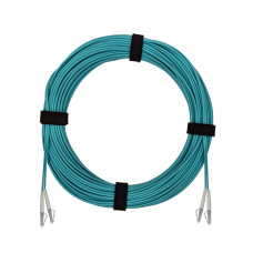 Патч-корд оптический армированный бронированный LC/UPC-LC/UPC MM (OM3) Duplex 3.0mm LSZH, 0.5 м