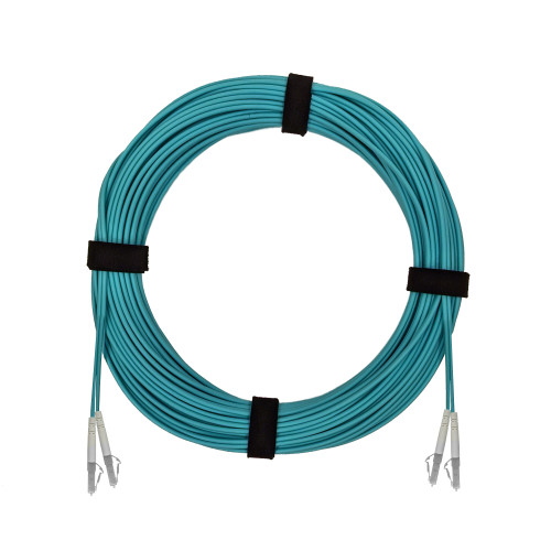 Патч-корд оптический армированный бронированный LC/UPC-LC/UPC MM (OM3) Duplex 3.0mm LSZH, 0.5 м