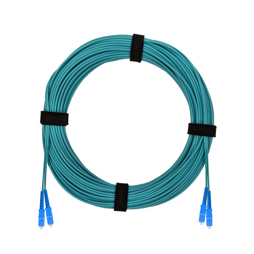 Патч-корд оптический армированный бронированный SC/UPC-SC/UPC MM (OM3) Duplex 3.0mm LSZH, 2 м