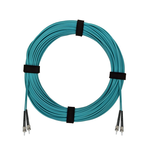 Патч-корд оптический армированный бронированный ST/PC-ST/PC MM (OM3) Duplex 3.0mm LSZH, 0.5 м
